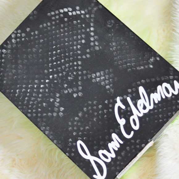 Sam Edelman Queenie Bootie Open-toe Corset Suede shoes heels US Women 9.5 - Picture 5 of 16